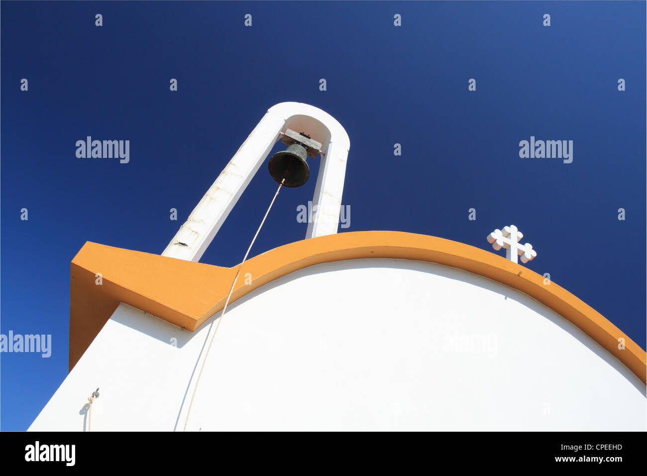 Kirche des Heiligen Kreuzes (Timios Stavros), Istron Kalo Chorio, Golf von Mirabello, Lasithi, Kreta, Griechenland, Mittelmeer, Europa Stockfoto