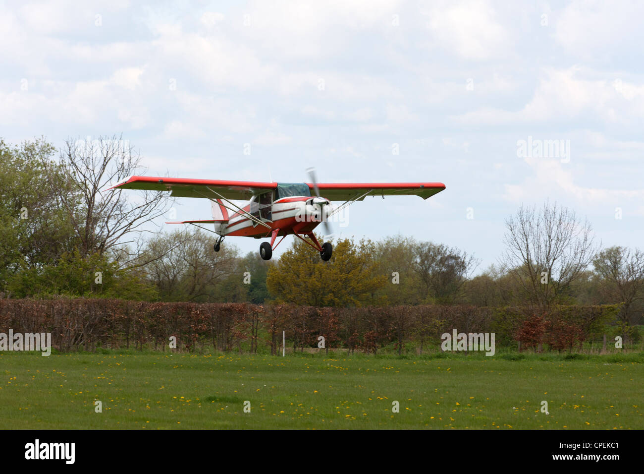 Maule M-5-235 C Lunar Rakete N5647S Landung am Breighton Flugplatz Stockfoto