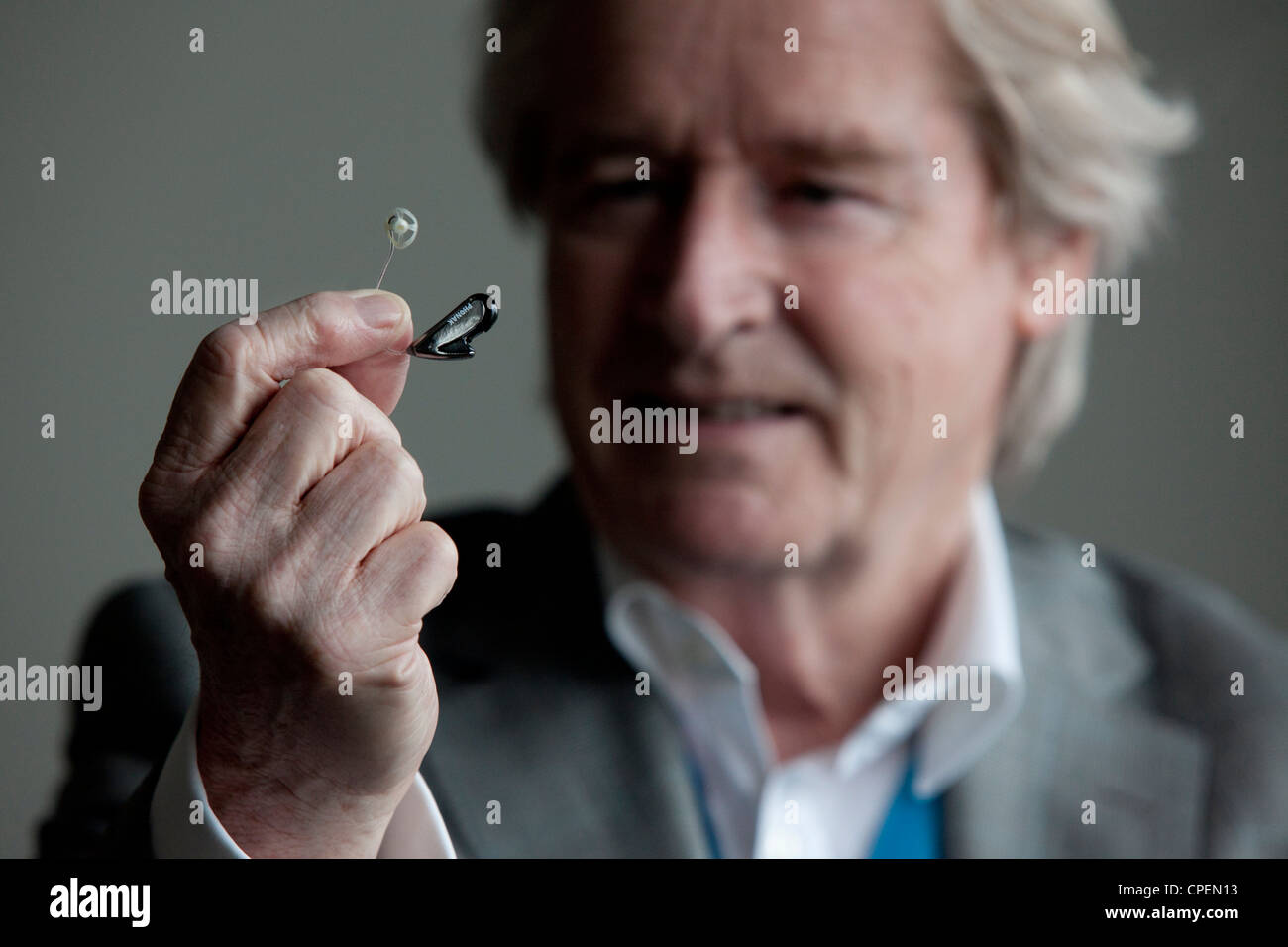 William Patrick Harry Roache MBE (geb. 25. April 1932), britischer Schauspieler, spielt Ken Barlow in Coronation Street Stockfoto