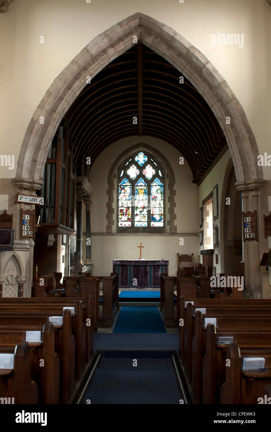 St. Michael Kirche, Claverdon, Warwickshire, England, Vereinigtes Königreich Stockfoto
