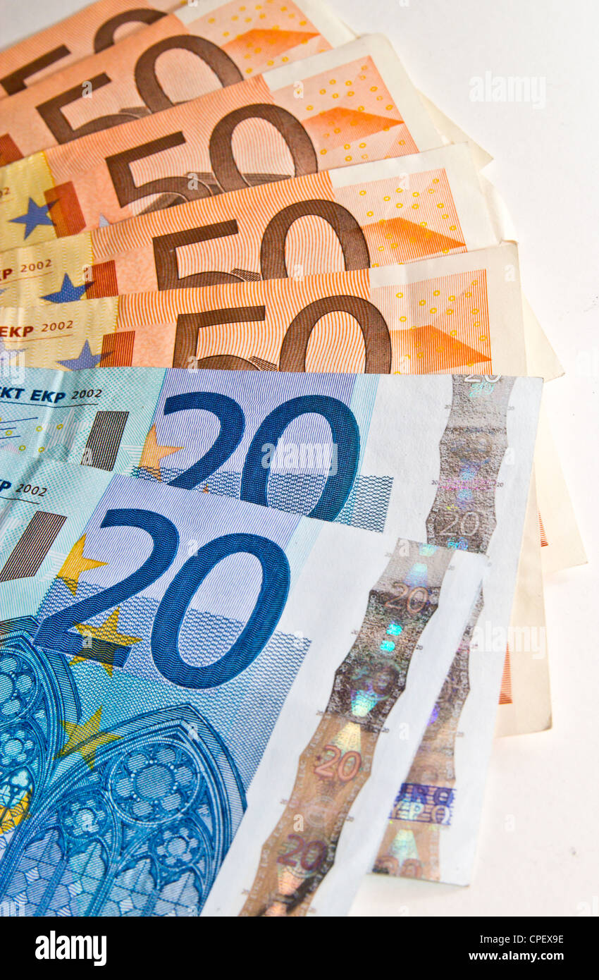Euro-Währung Stockfoto