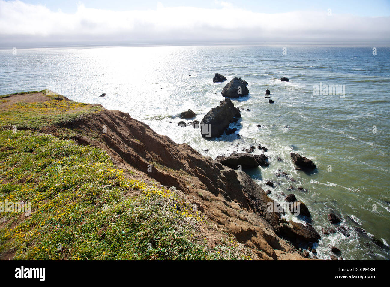 Pacifica, Kalifornien Ozean Stockfoto