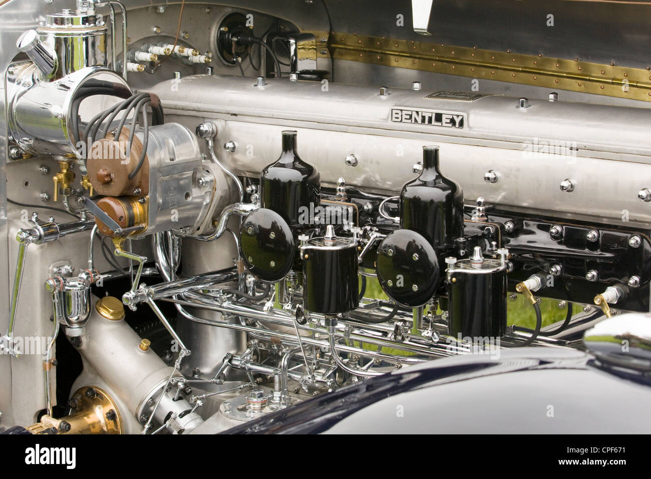 1929 4½ Liter 'Blower' Bentley Stockfoto