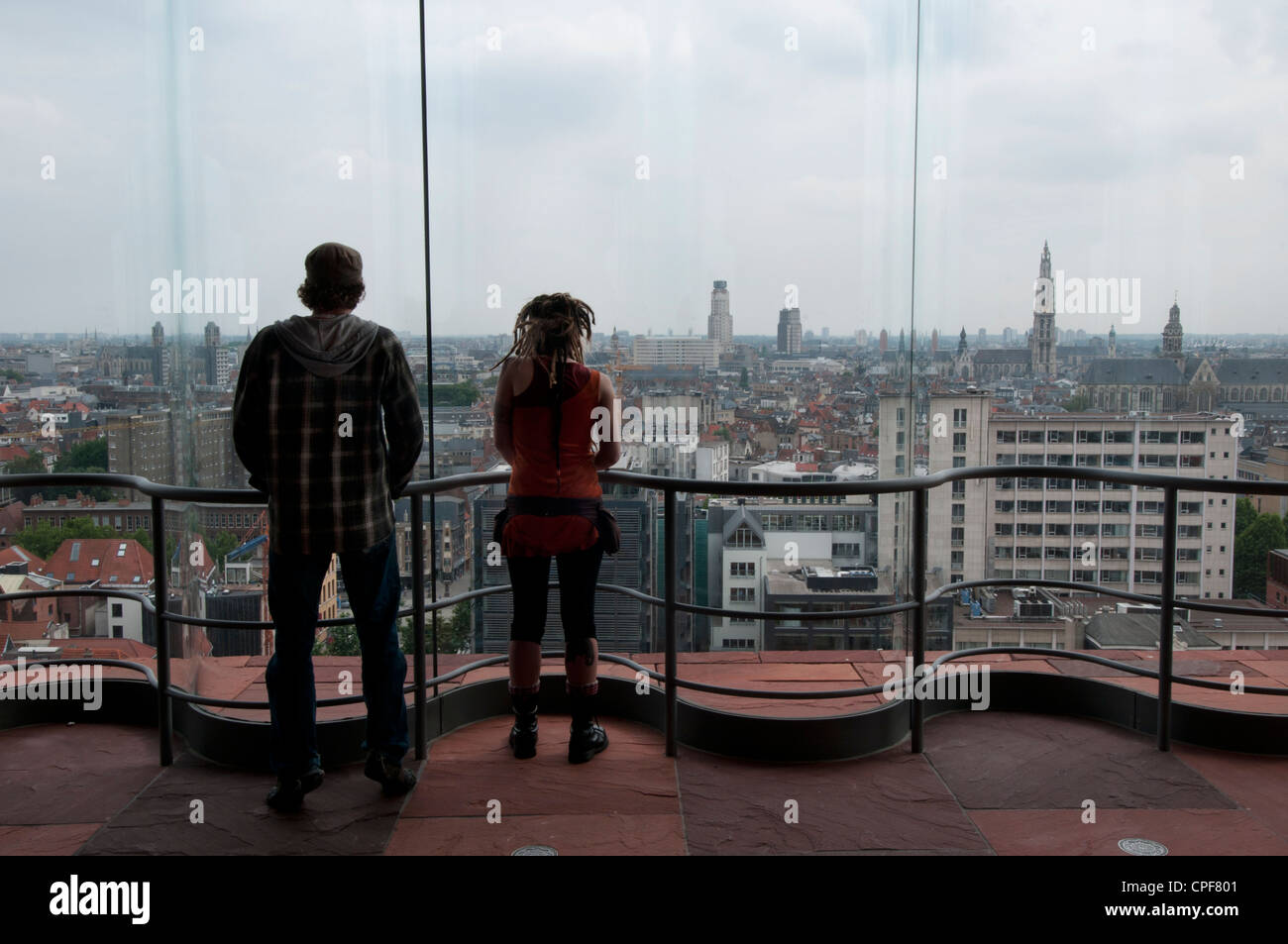 MAS, Museum Aan de Stroom, Antwerpen Stockfoto