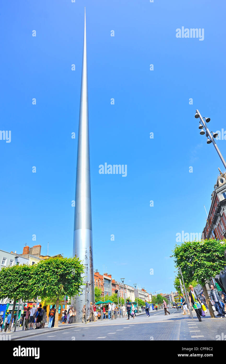 DUBLIN - Juni 4: Die historische Spire of Dublin 4. Juni 2011 in Dublin, Irland. Stockfoto