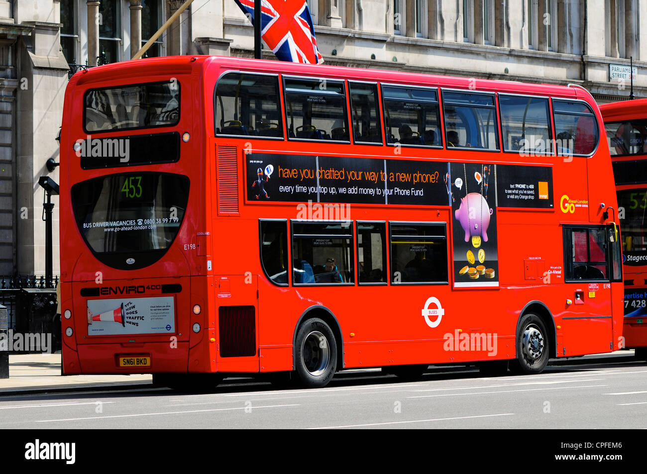 Double Decker Bus, London, England Stockfoto