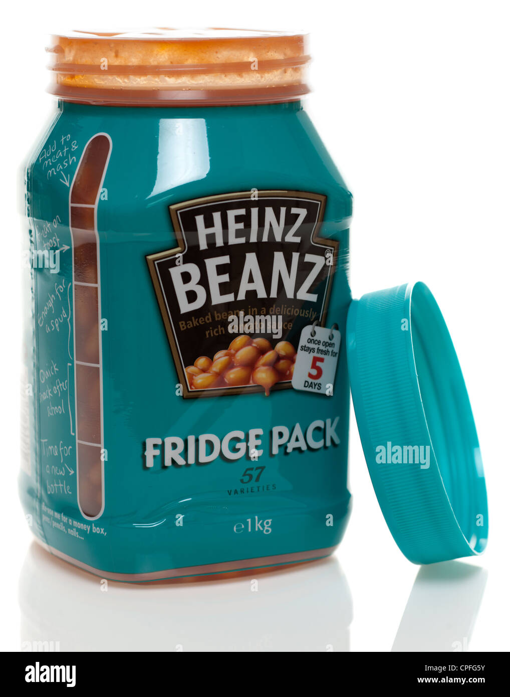 Heinz 57 Beanz Kühlschrank Pack Stockfoto