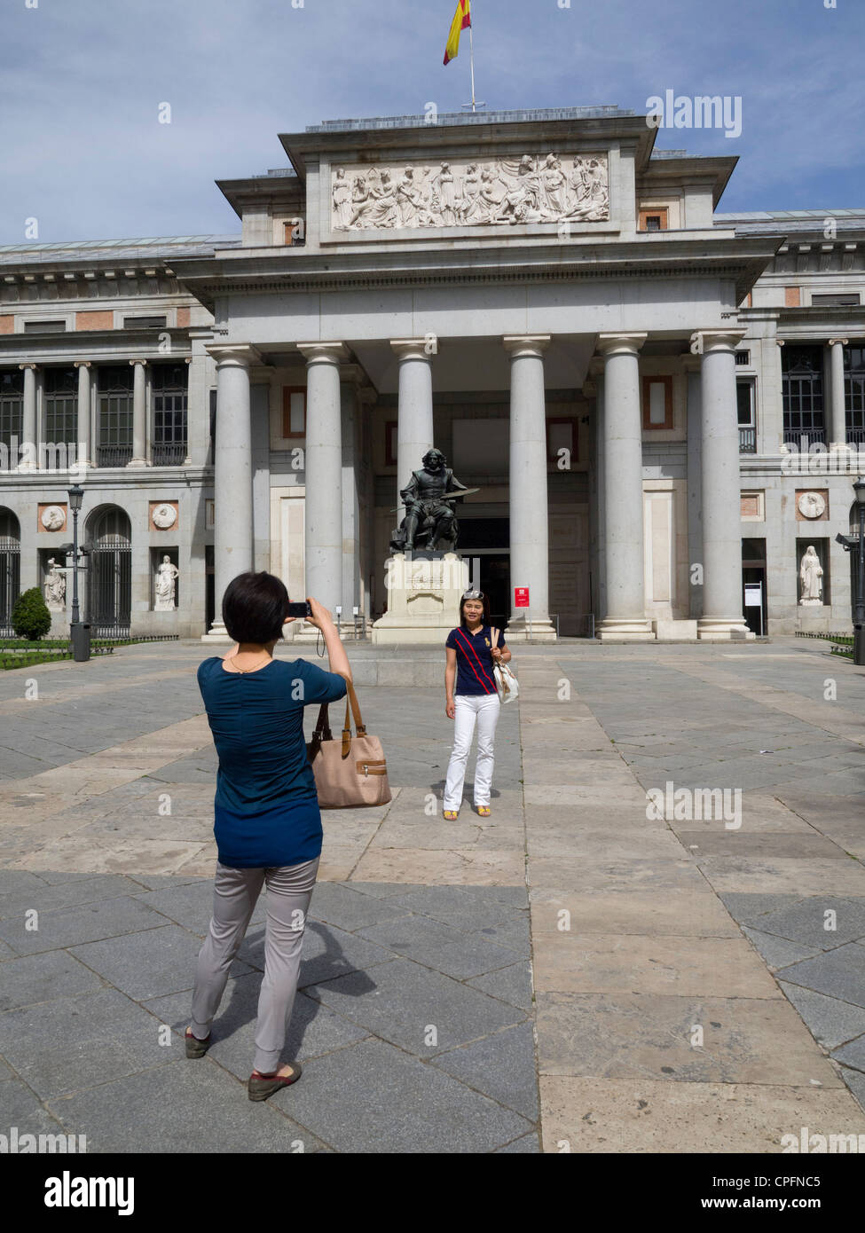 Museo del Prado in Madrid, Spanien Stockfoto