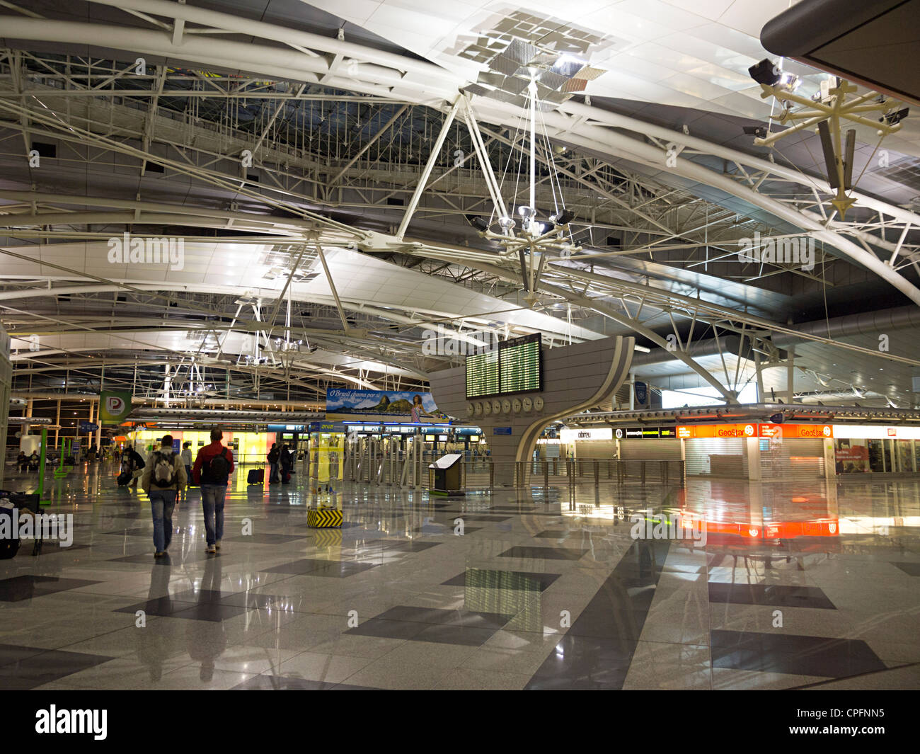 Sá Carneiro Flughafen-terminal in Porto, Portugal, Europa Stockfoto