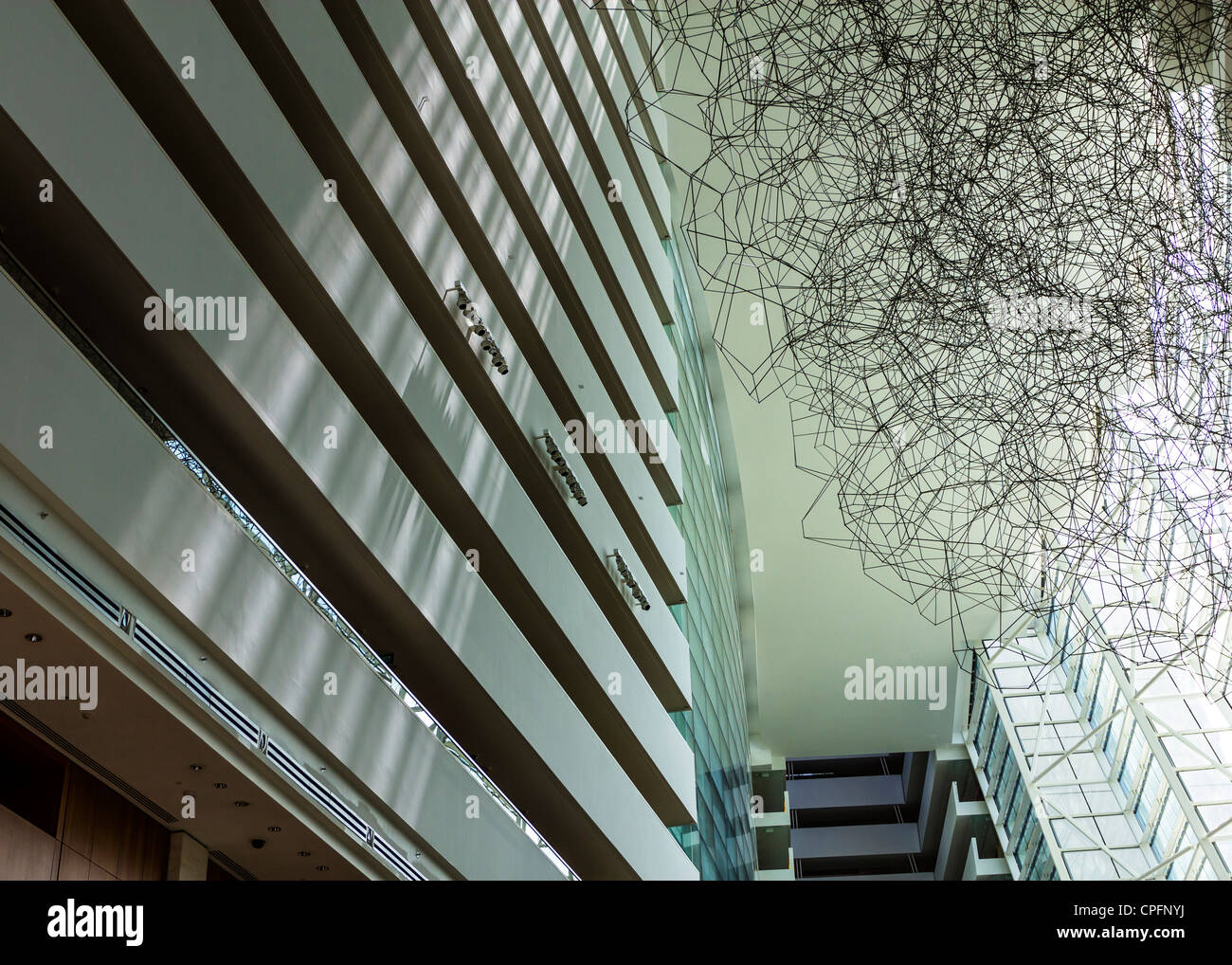 Marina Bay Sands, Singapur. Ein modernes shopping, Hotel und Casino-Komplex. Stockfoto