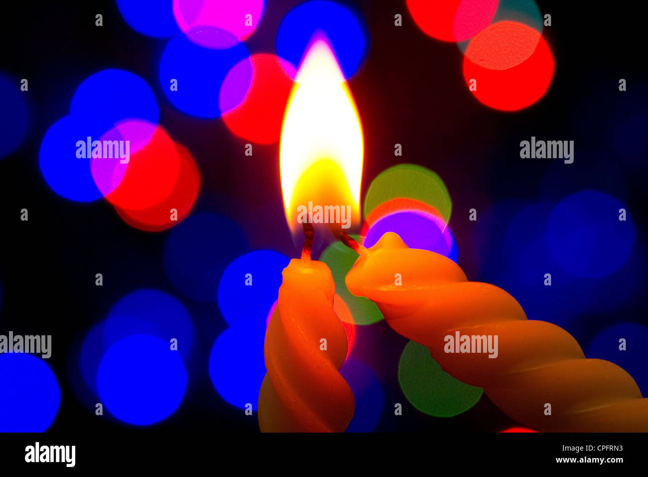 Candle-Light Stockfoto