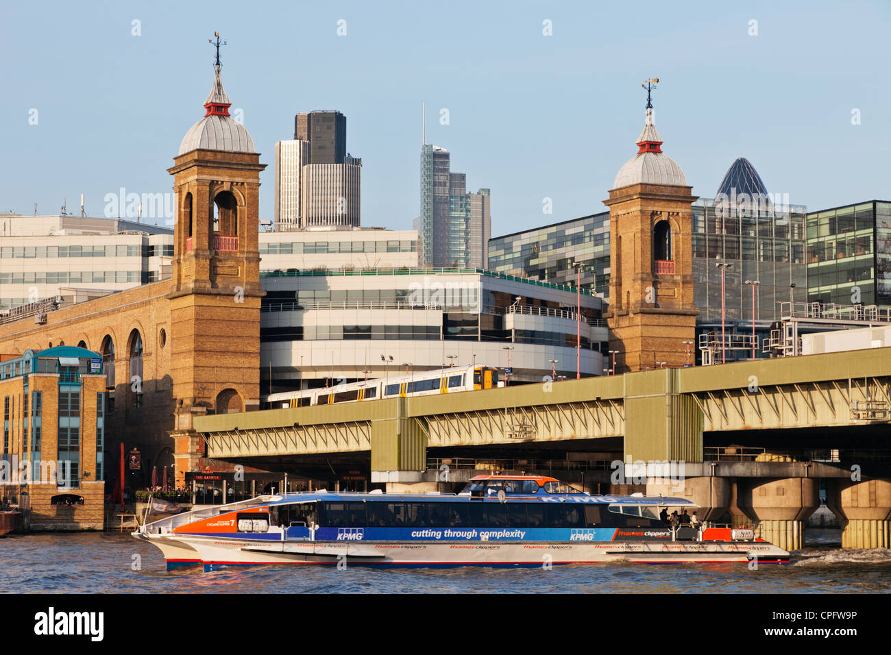 England, London, die Stadt, Cannon Street Bahnhof Stockfoto