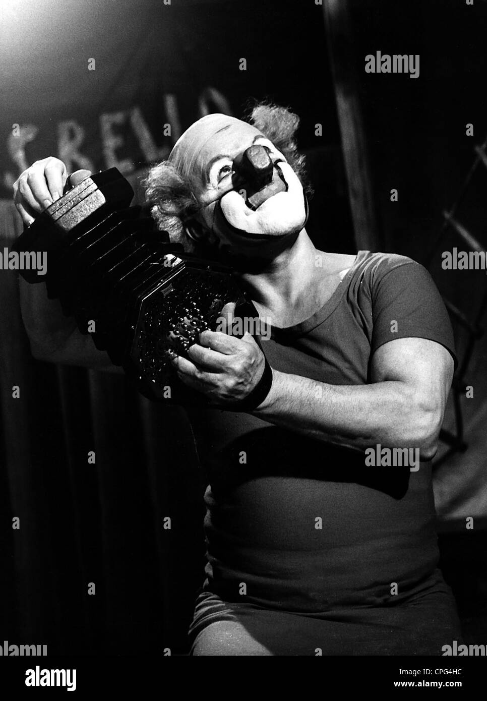 Rivel, Charlie, 28.4.1896 - 26.7.1983, spanischer Clown, halbe Länge, Aufführung, 1960er Jahre, Stockfoto