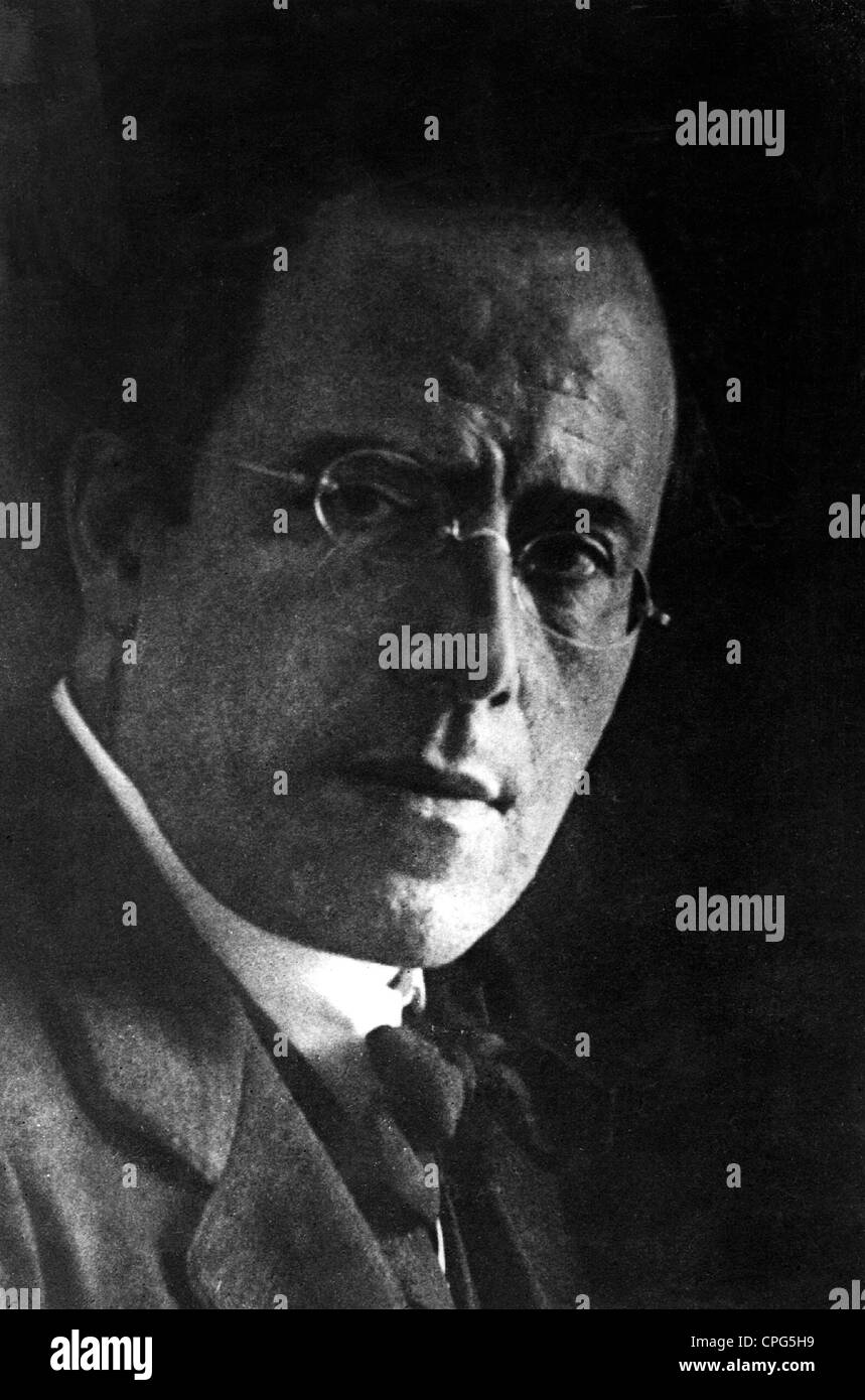 Mahler, Gustav, 7.7.1860 - 18.5.1911, österreichischer Musiker (Komponist, Dirigent), Porträt, Stockfoto