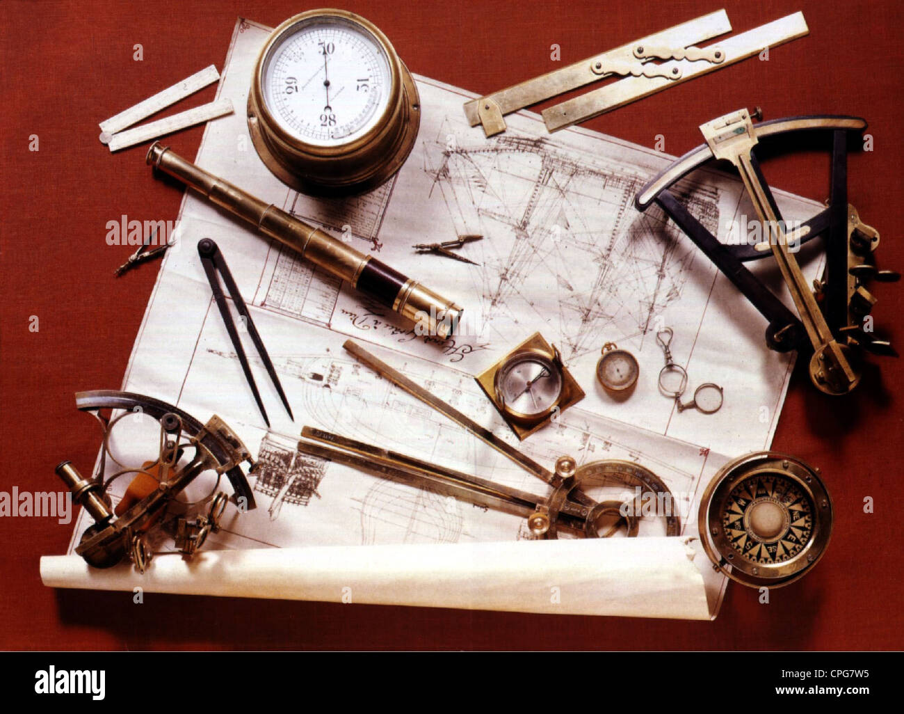 Transport / Transport,Navigation,Navigation,nautische Instrumente ...