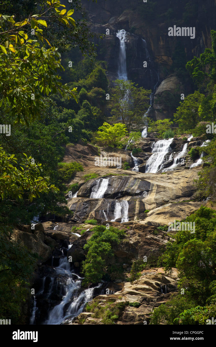Rawana Ella Falls, Sri Lanka, Asien Stockfoto