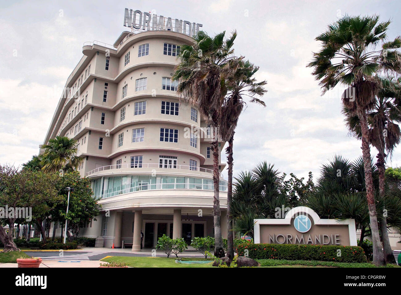 PUERTO RICO - SAN JUAN La Concha Normandie Hotel Stockfoto