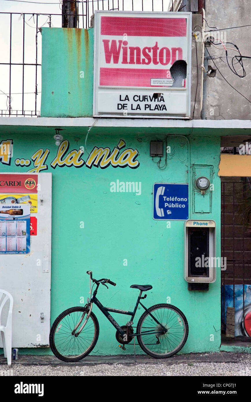 PUERTO RICO - SALINAS - berühmt für seine Fischrestaurants. Stockfoto