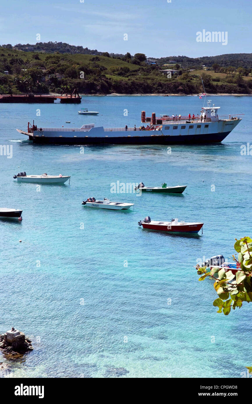 PUERTO RICO VIEQUES Caribbean Resort Insel Isabel II Stockfotografie