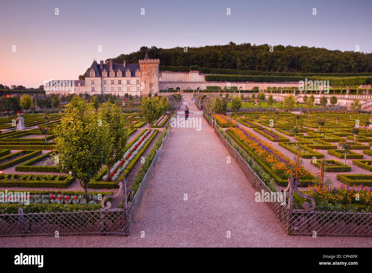 Das Schloss und die Gärten von Villandry im historischen LoireTal