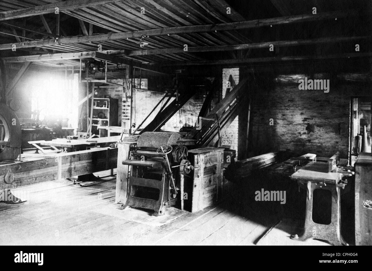 Veranstaltungen, erster Weltkrieg / 1. Weltkrieg, Rückbereich, Ostfront, Waggonlager der Wehrmacht Woyrsch in Linova, Russland, 1916/1917, Zusatzrechte-Freiräumungen-nicht vorhanden Stockfoto