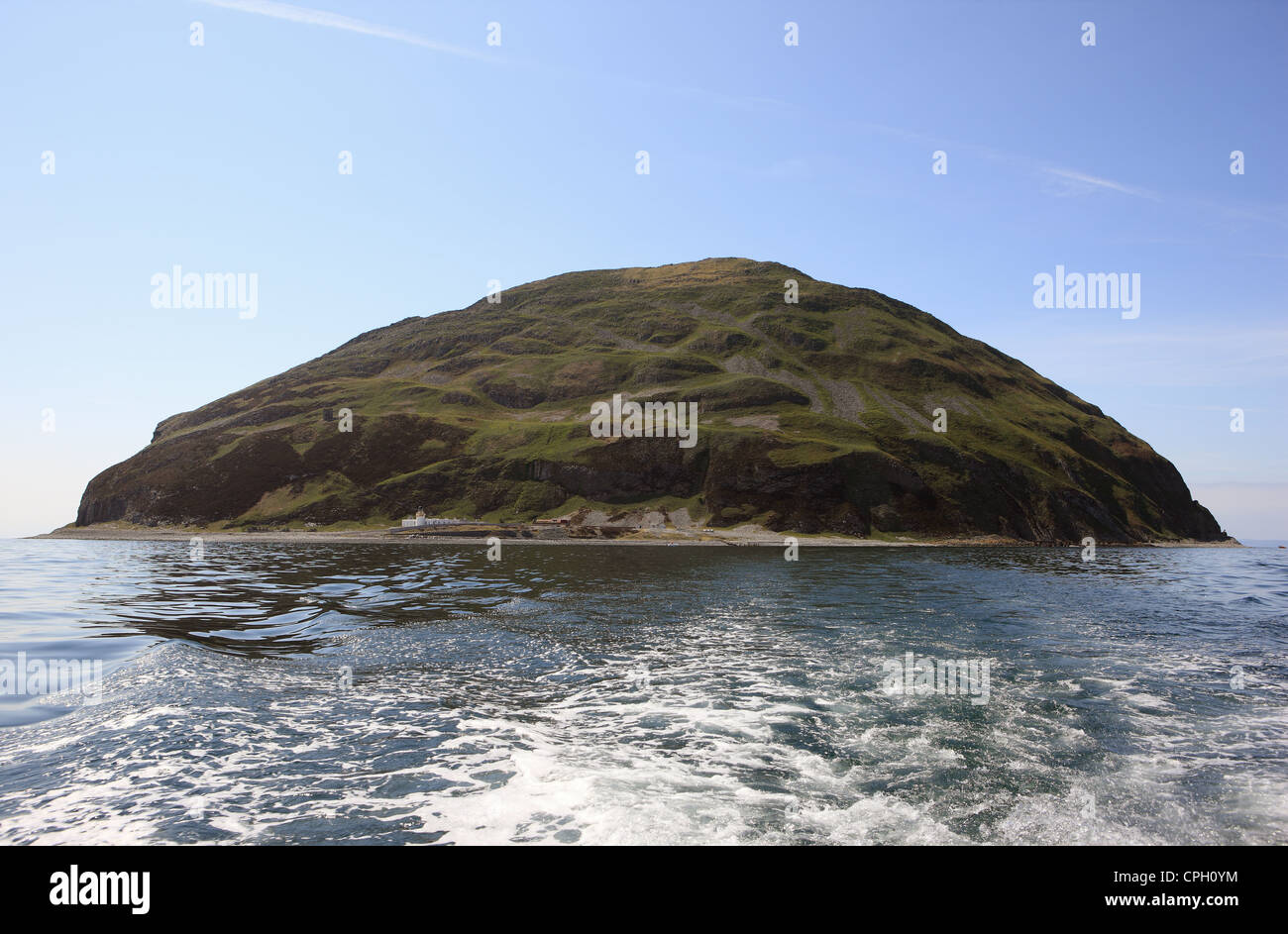 Ailsa Craig Insel in den Firth of Clyde in Schottland Stockfotografie