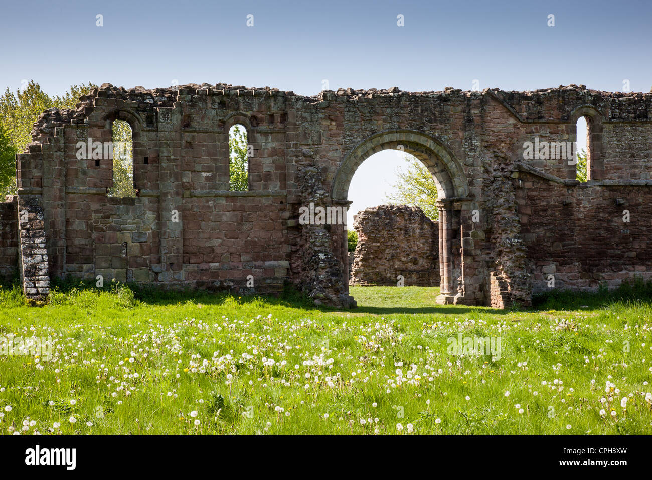 Weiße Damen Priory nahe Boscobel House in Shropshire Stockfoto