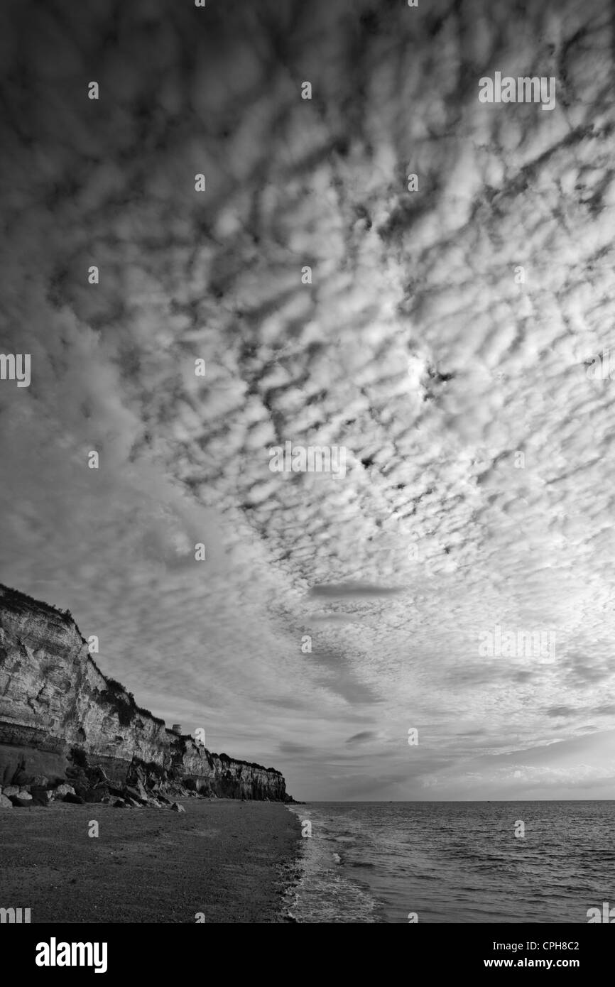 Die Klippen bei alten Hunstanton, Norfolk, England, UK. Stockfoto