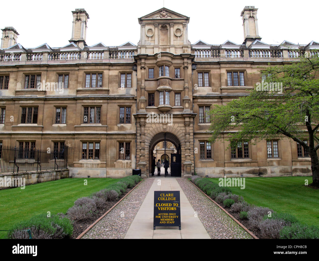 Clare College, Cambridge, UK Stockfoto