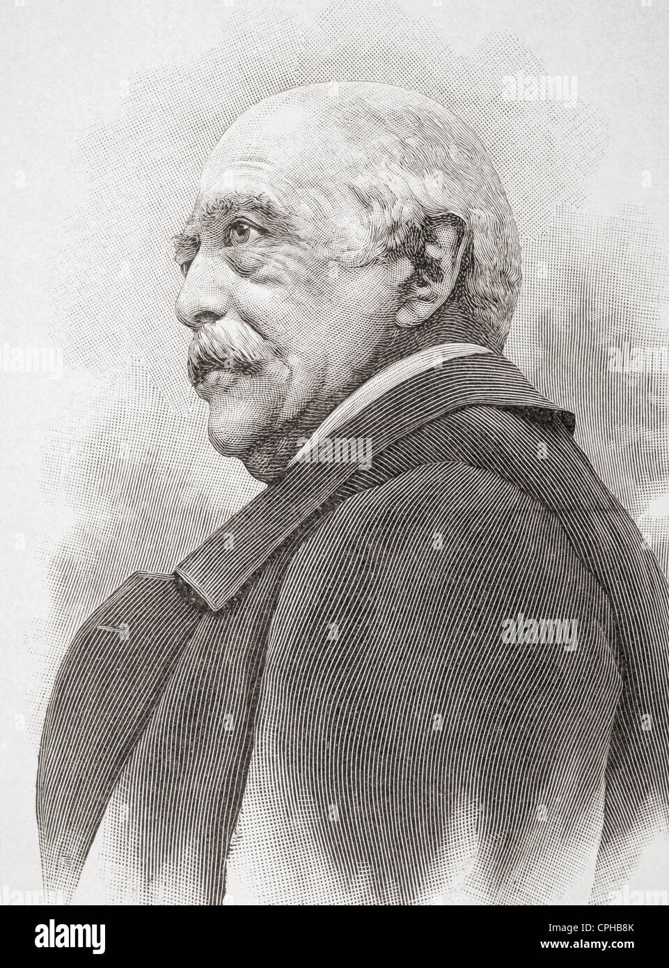 Otto Eduard Leopold, Fürst von Bismarck, Herzog von Lauenburg, 1815 – 1898, aka Otto von Bismarck. Deutscher Staatsmann. Stockfoto