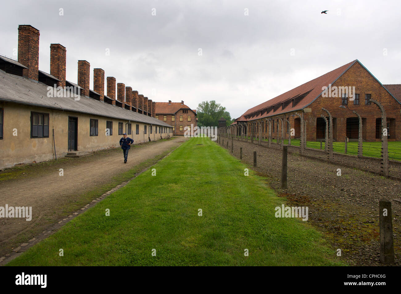 Auschwitz (Auschwitz ich) Konzentrationslager in der Nähe von Krakau, Polen Stockfoto
