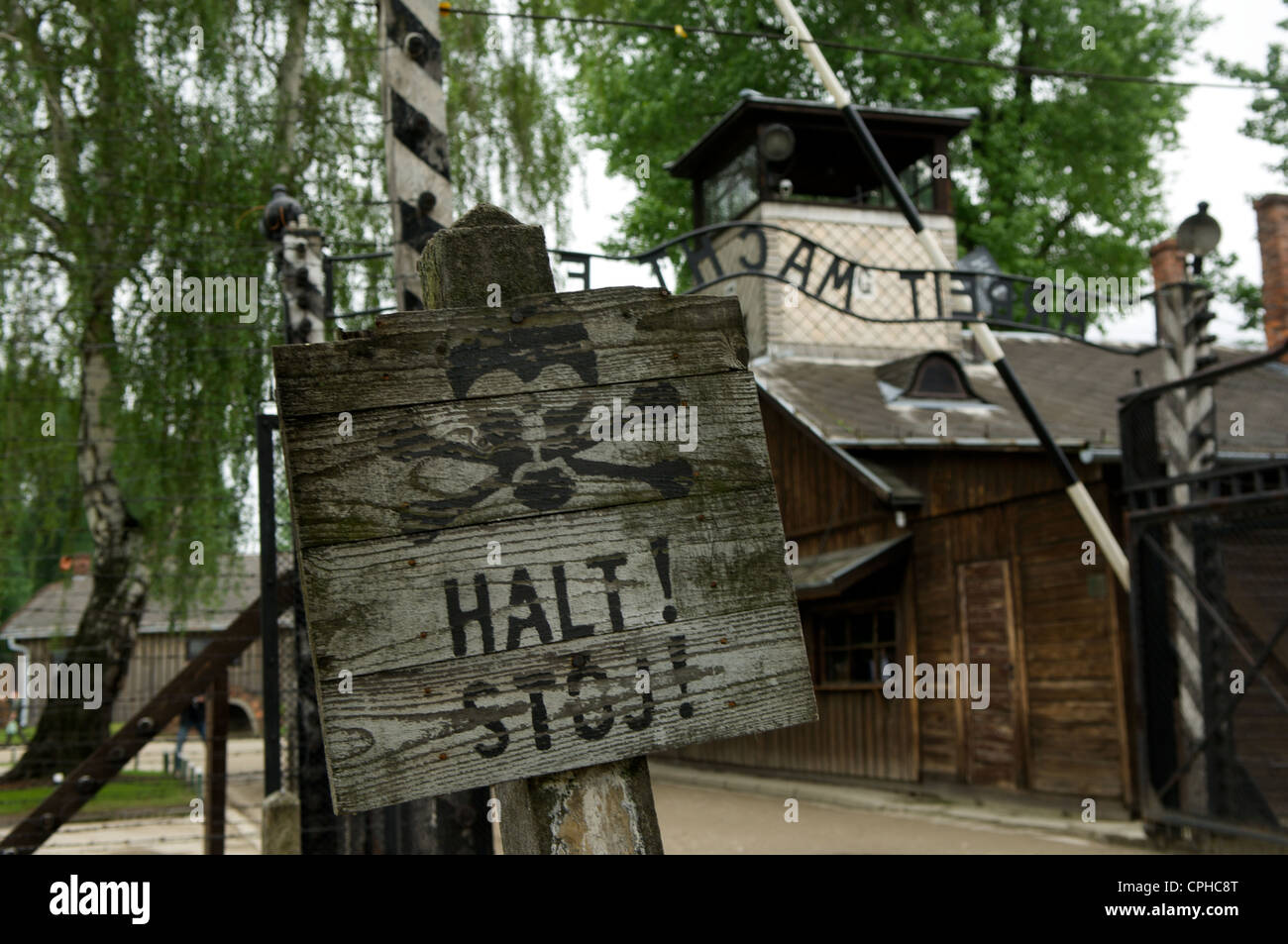 Auschwitz (Auschwitz ich) Konzentrationslager in der Nähe von Krakau, Polen Stockfoto