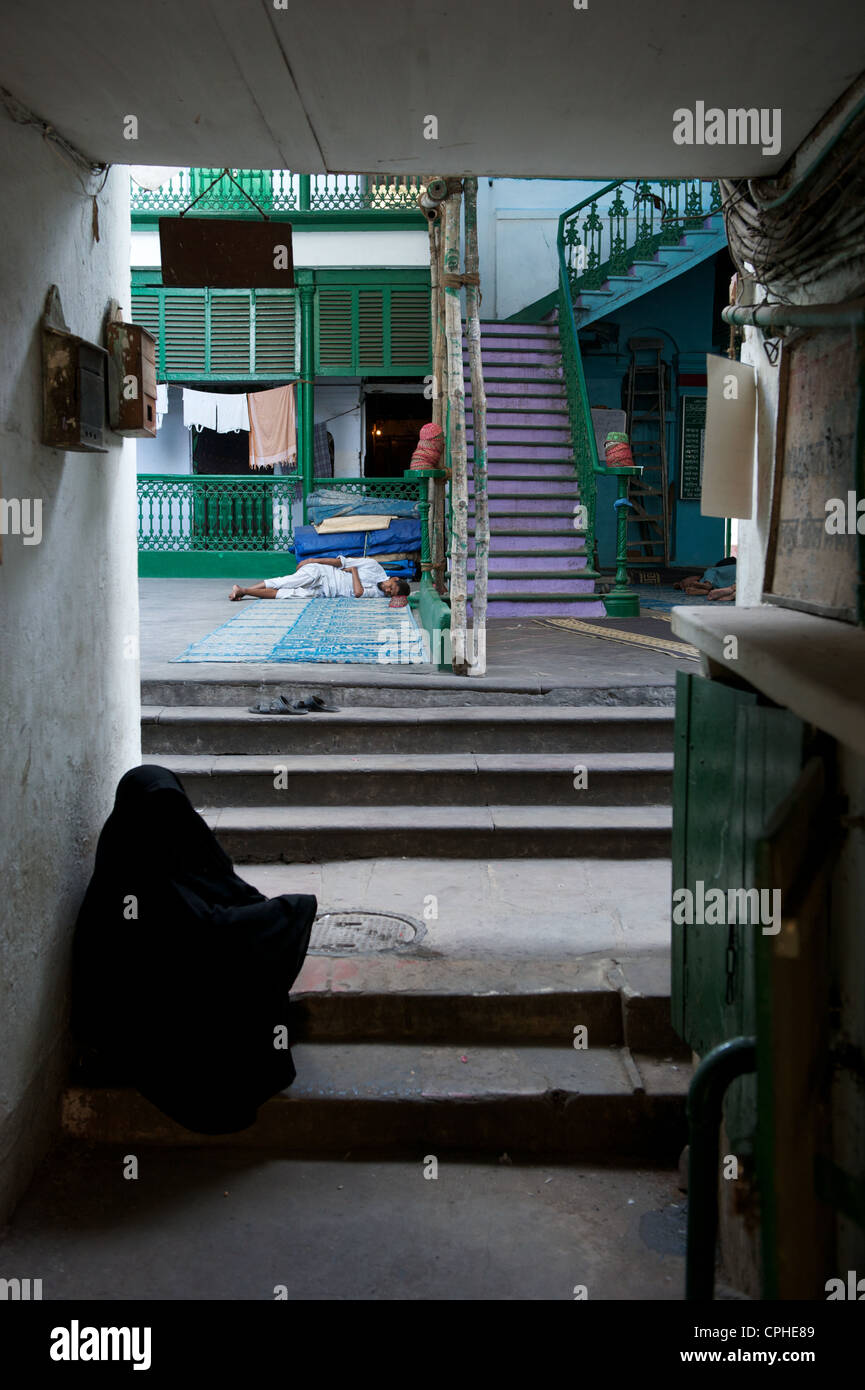 Sudder Street District, Cenral Kalkutta, Westbengalen, Indien Stockfoto