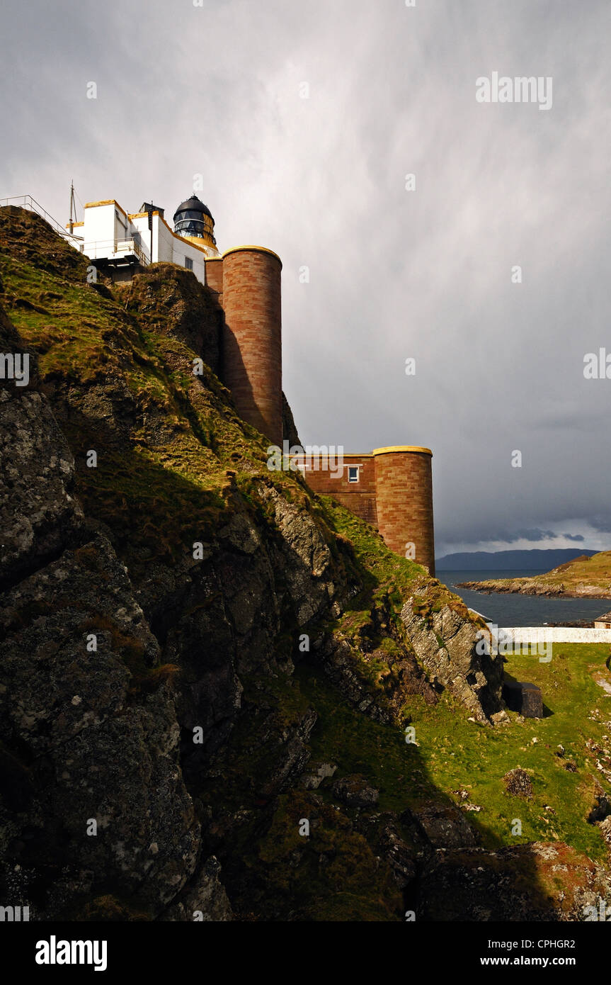 Sanda Leuchtturm, Kintyre, Schottland Stockfoto