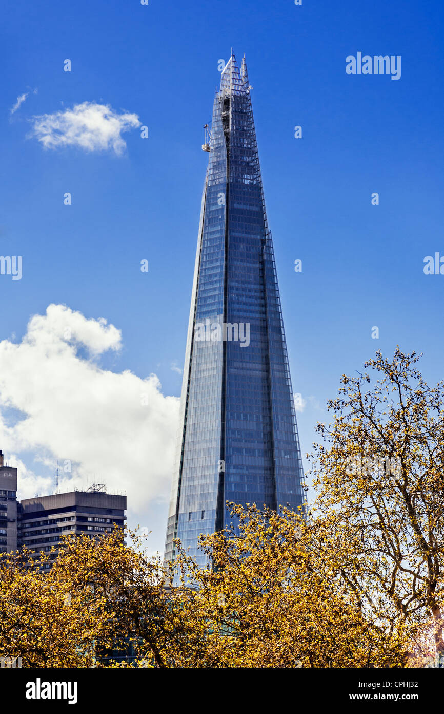 Die Scherbe, Europas höchste Gebäude, Southwark, London, England. Stockfoto