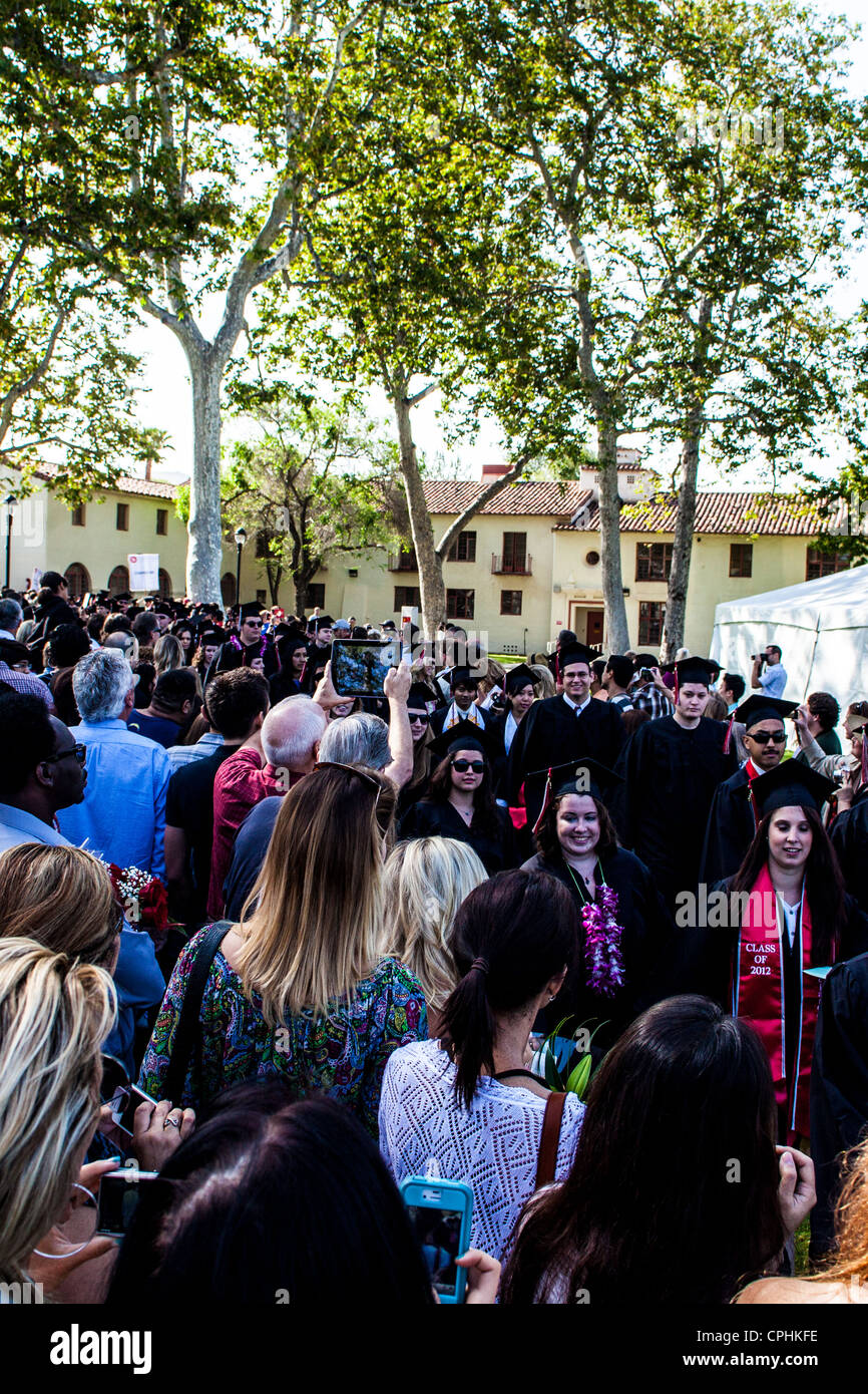 Abschlussfeiern an Kanalinseln California State University in der Nähe von Oxnard Kalifornien CSUCI Stockfoto