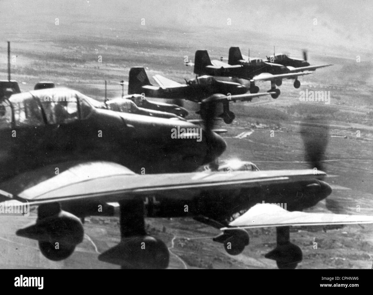 Eine deutsche Junkers JU 87 an der Ostfront 1943 Stockfoto