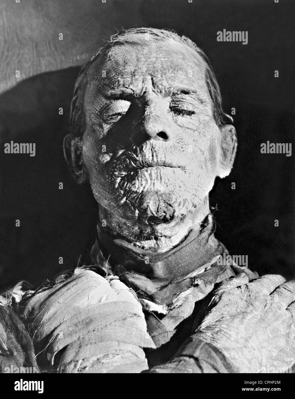 Boris Karloff in "Die Mumie", 1932 Stockfoto