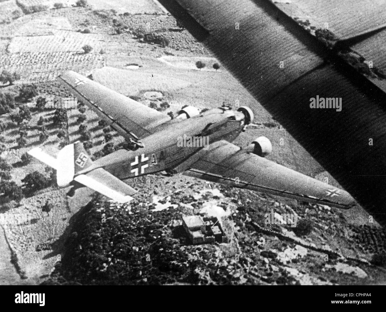 Deutsche Luftwaffe Angriffe Kreta, Mai 1941 Stockfoto