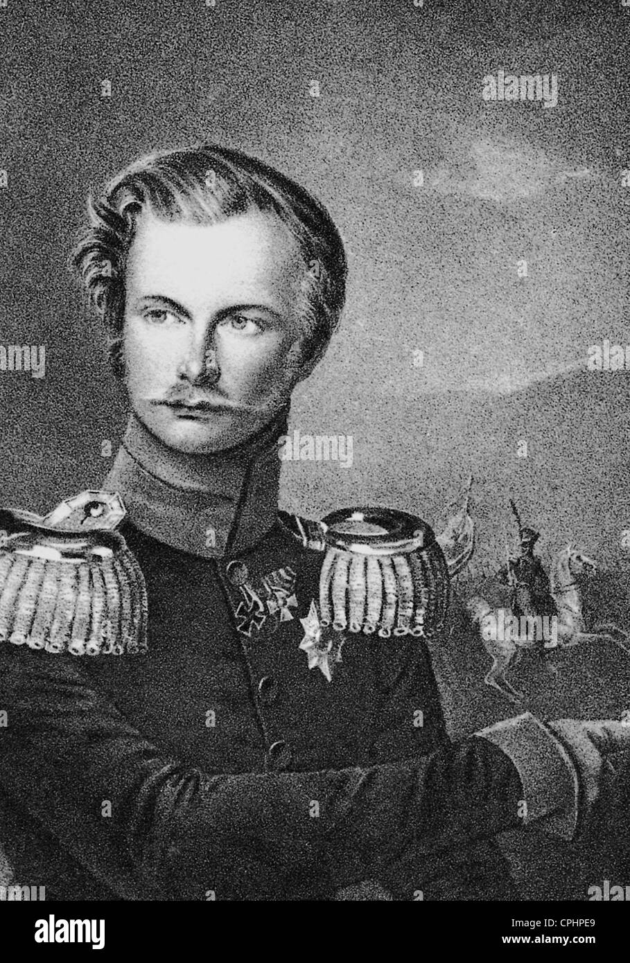 Prinz Wilhelm von Preußen, 1827 Stockfoto