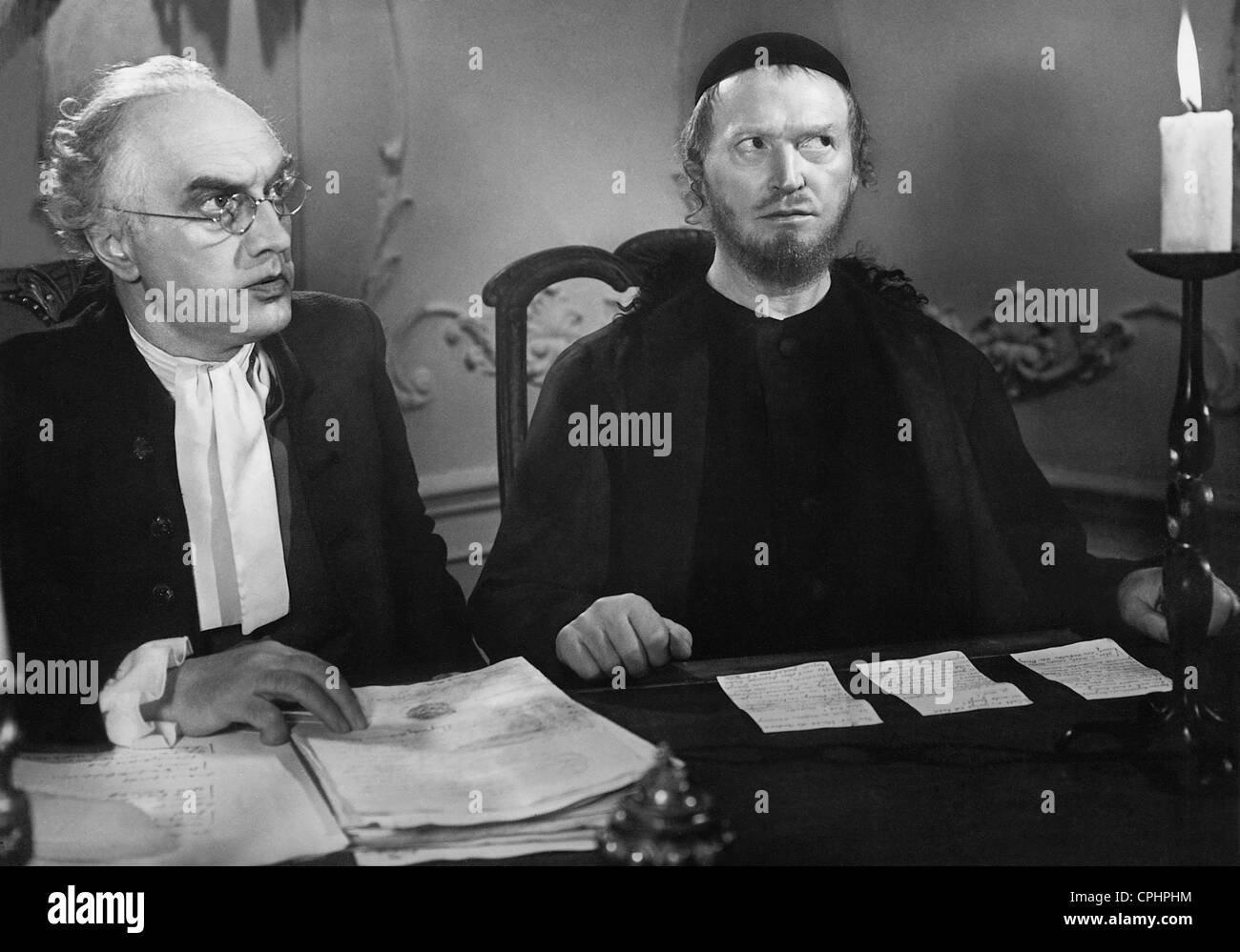 Werner Krauss und Paul Mederow in "Jud Süß", 1940 Stockfoto