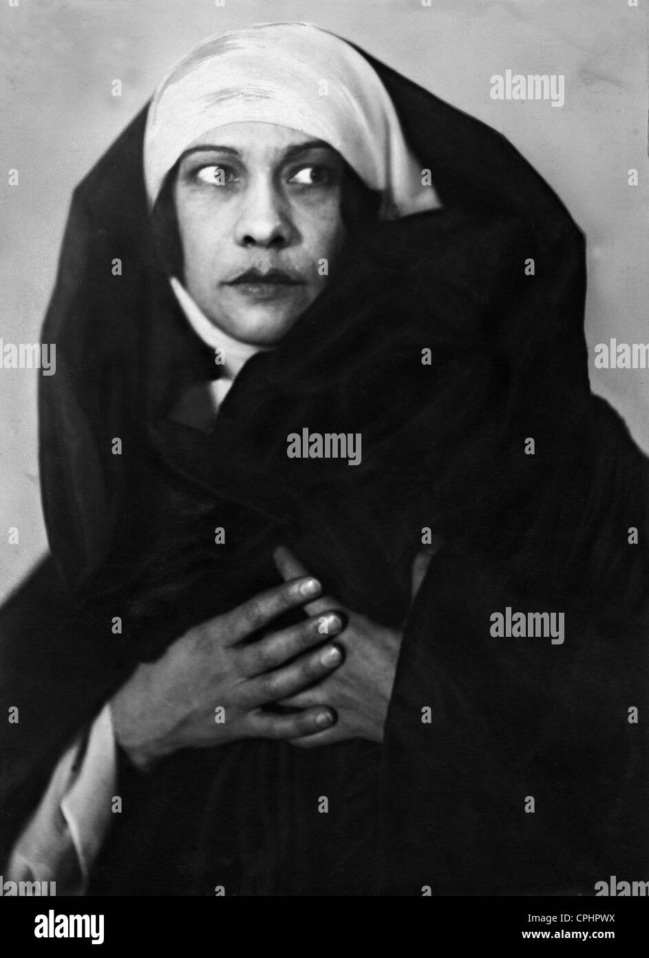 Tilla Durieux in "Wenn wir tot aufwachen", 1922 Stockfoto