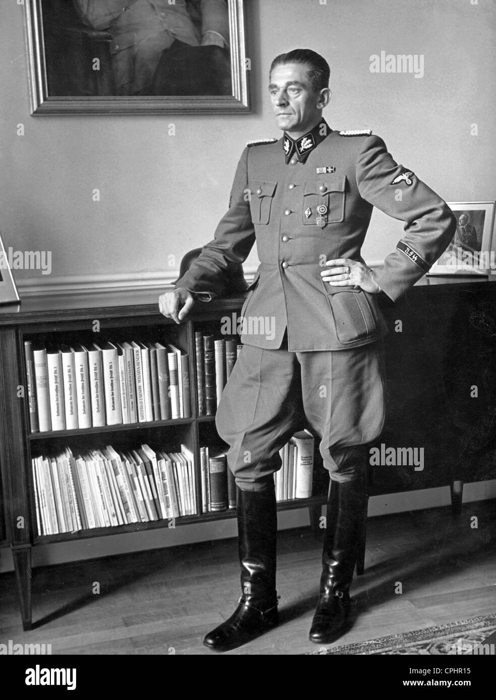 Karl Hermann Frank (1898 – 1946)-stellvertretender Gauleiter des Sudetenlandes. Stockfoto