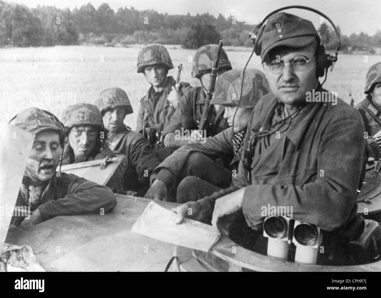 Deutsche Soldaten an der Ostfront 1944 Stockfoto