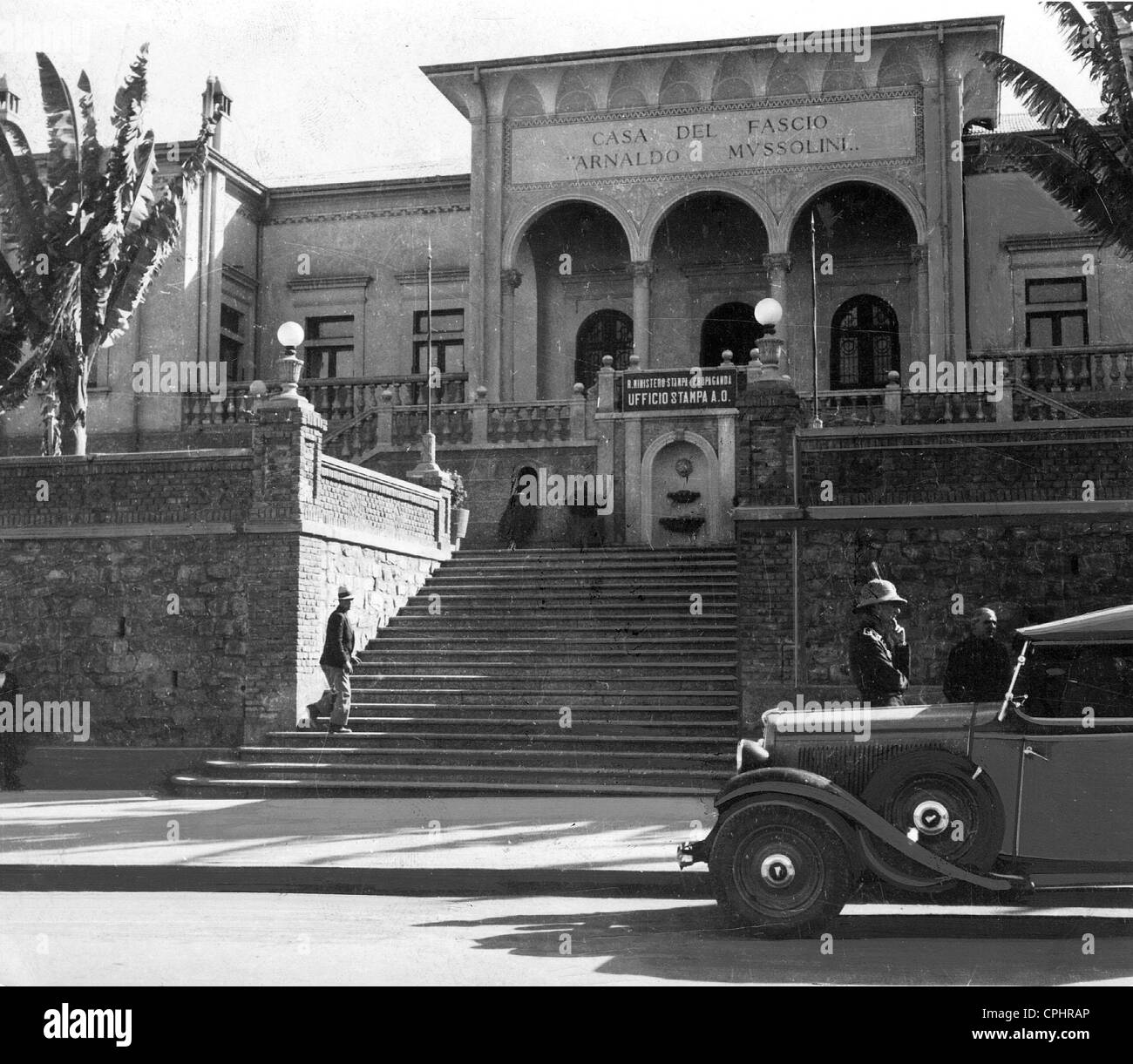 "Casa del Fascio" in Äthiopien in den 30er Jahren Stockfoto