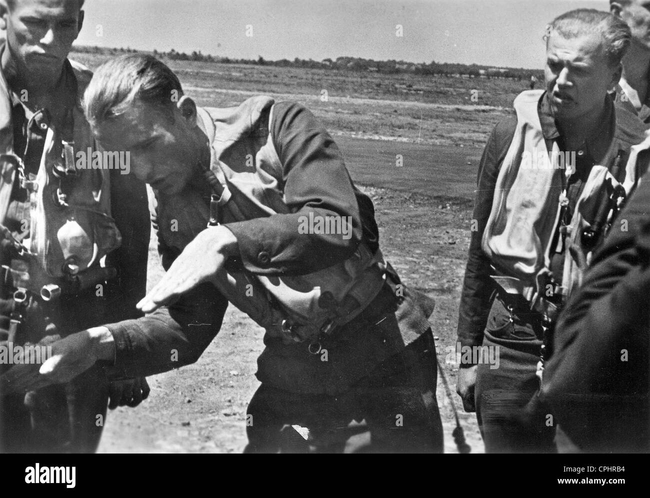 Deutsche Piloten, 1943 Stockfoto