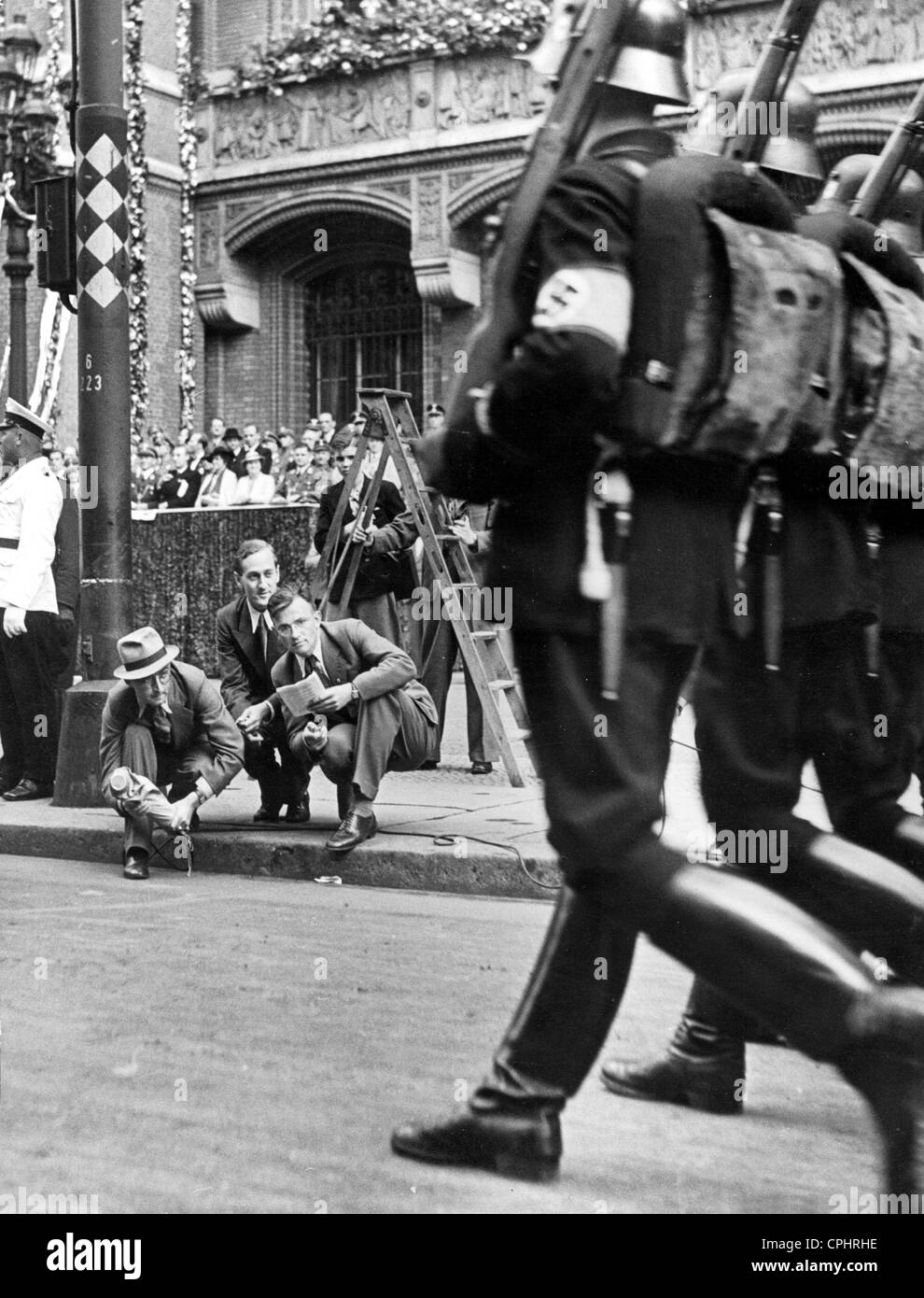 Die Leibstandarte SS Adolf Hitler Paraden in Berlin Stockfoto