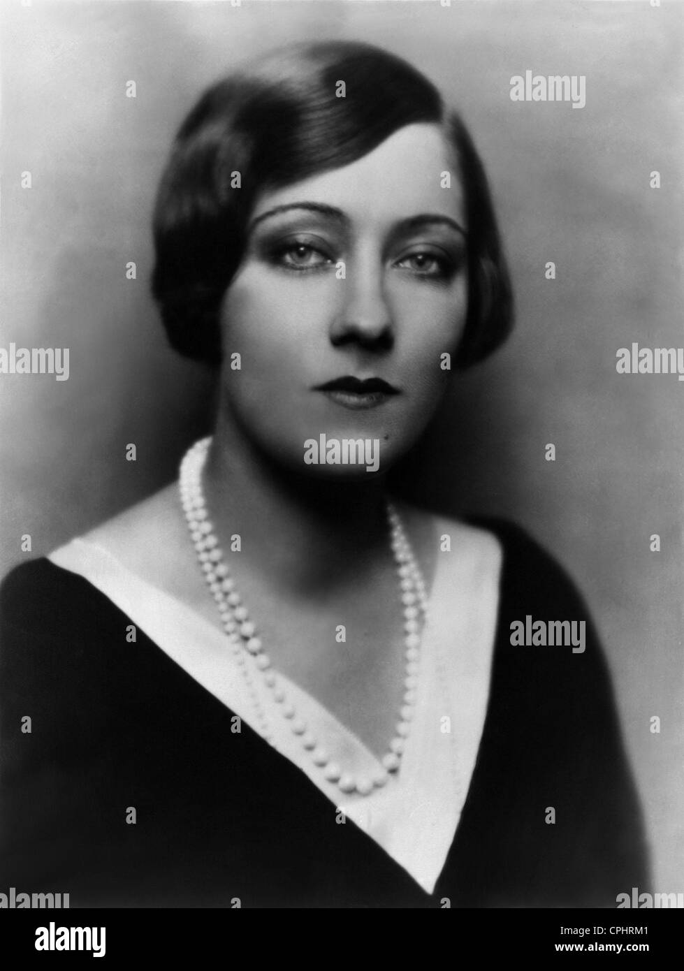 US-amerikanische Schauspielerin Gloria Swanson (1899-1983). Stockfoto
