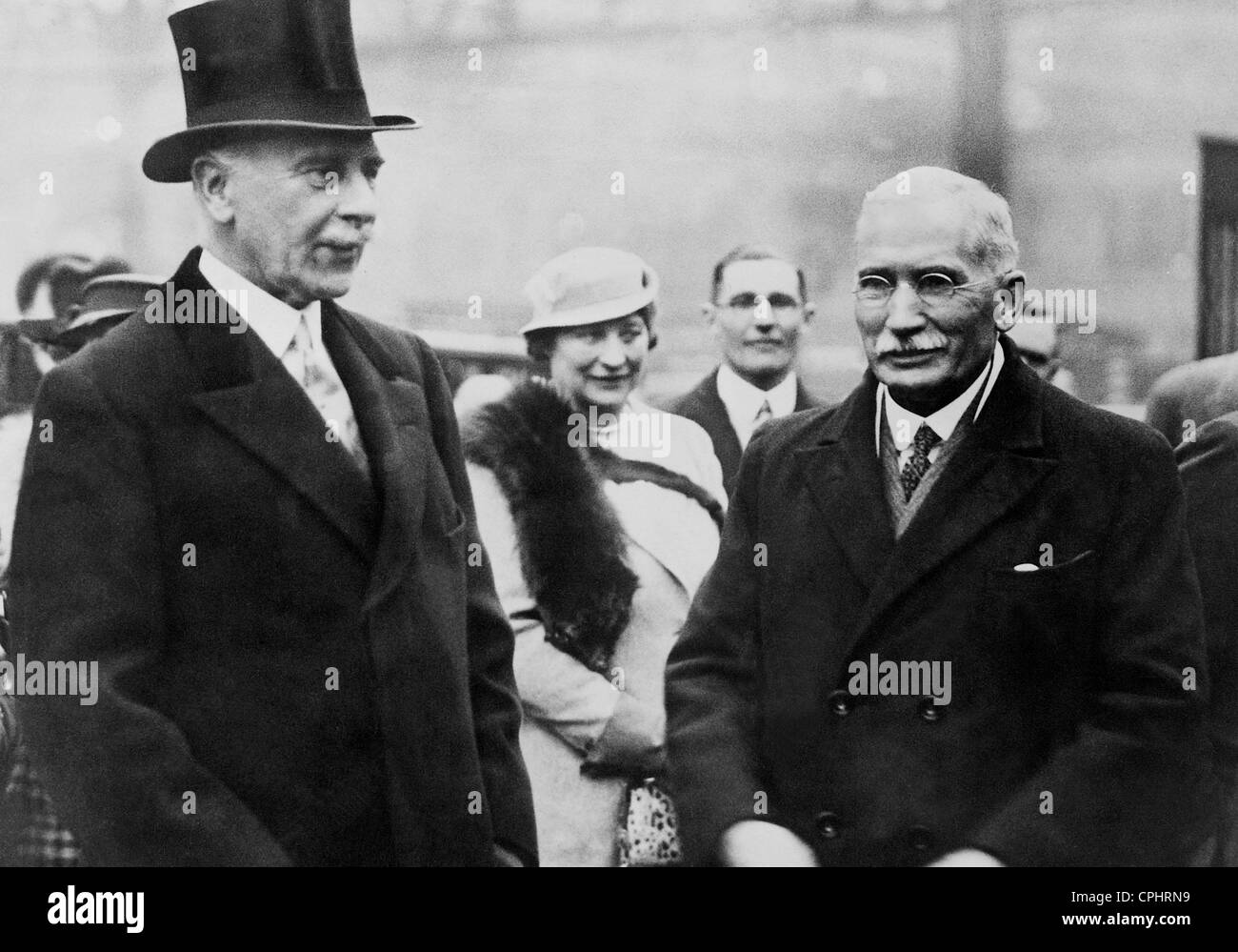 James Barry Munnick Hertzog und der Earl of Athlon in London, 1935 Stockfoto