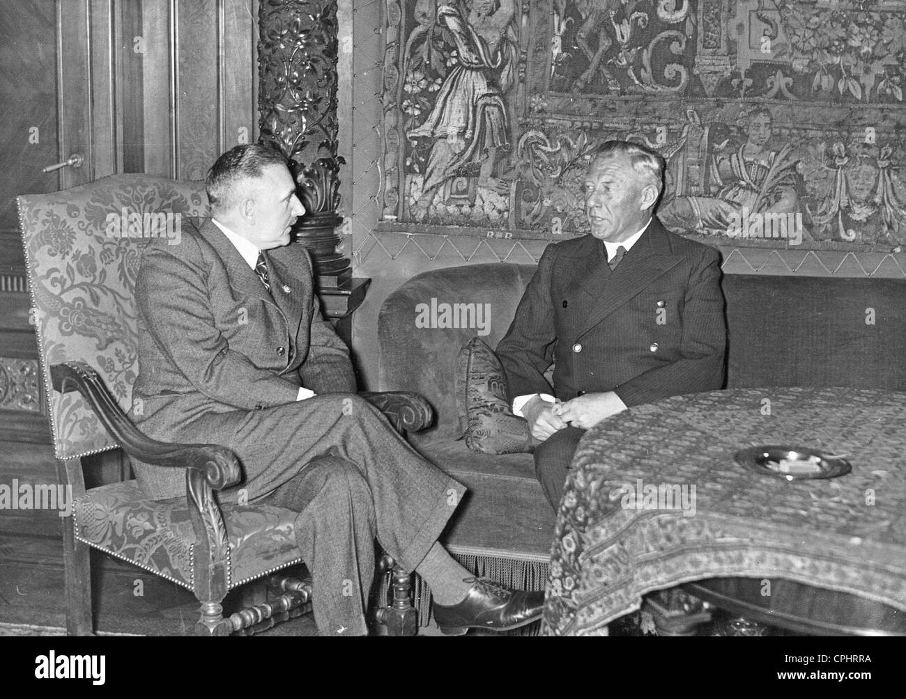 Wilhelm Filchner mit Reich Minister Rust Stockfoto